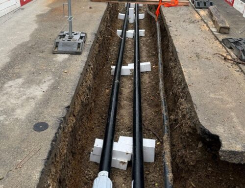 Fernwärmeleitung, Biel.