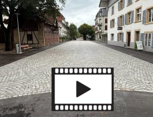 Sanierung Werkleitungen und Umgestaltung der Mittelstrasse in Nidau. Etappe: Pflasterung.
