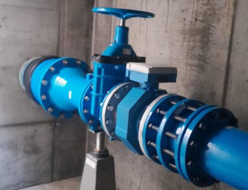 Einbau Wasserzähler in Leitung DN 300 in Hinterkappelen für den Wasserverbund Region Bern